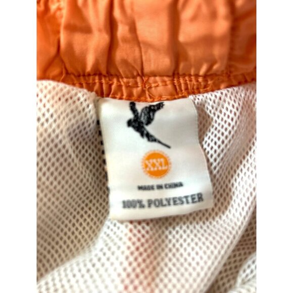 Jimmy Buffett Its 5 O'Clock Somewhere Mens Swim/Board Shorts Orange Draw String - Picture 3 of 7